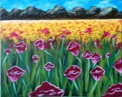 The image for FIELD OF FLOWERS VAN GOGH