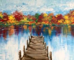 The image for Autumn on the Lake