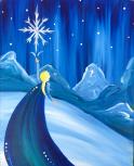 The image for Everybody loves Elsa! Paint this popular Frozen picture with your friends!