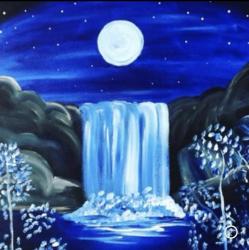 The image for Moonlight Waterfall