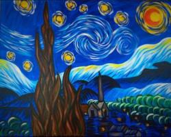 The image for Van Gogh Starry Night!