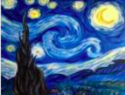 The image for Van Gogh's Starry Night! An all time favorite!