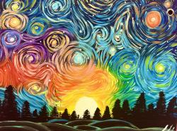The image for Colorful Night Sky!!