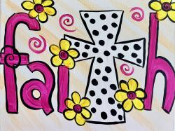 The image for Have faith and pass the paint! Get an extra FREE voucher with this class!