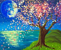 The image for Cherry Blossoms Fluttering in the Moonlight!