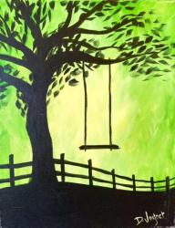 The image for Cute Tree Swing!