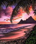 The image for Beautiful pink Beachy Sunset!