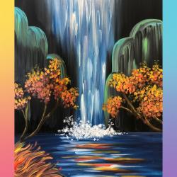 The image for Awesome waterfall! Make a great piece of wall art for your home!