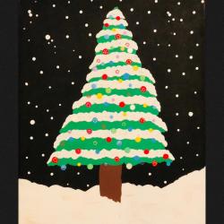 The image for Snowy Christmas Tree! Decorate for the Holidays