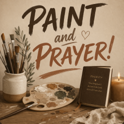 The image for The Paint & Praise Fellowship Experience. Bring your church group and enjoy a fun night painting!