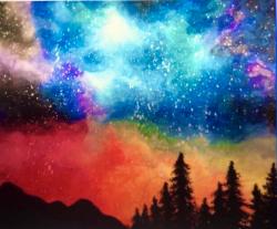 The image for Rainbow night sky!
