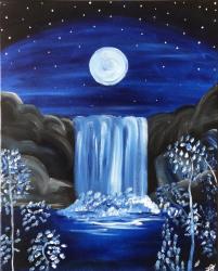 The image for Moonlit Waterfall!