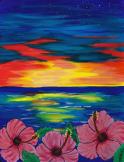 The image for Hot hibiscus nights in ethereal bloom!