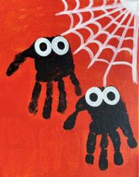 The image for Mommy and Me Halloween Spiders! Just Buy One Seat Per Kid!