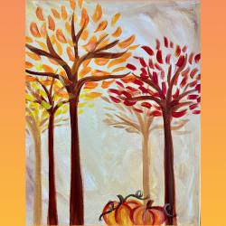 The image for Fall tree scene! Perfect to hang in your home!