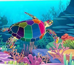 The image for Beautiful Sea Turtle! New!