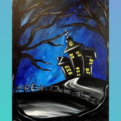 The image for Spooky house! Fun for the whole family! Make a keepsake!