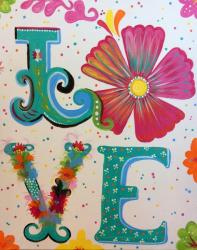 The image for LOVE in Flowers