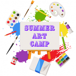 The image for Kids Art Camp 2024!