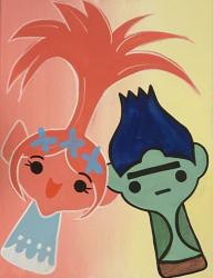 The image for NEW Painting! Trolls! Branch & Poppy!!