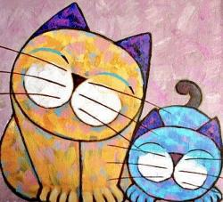 The image for A pawsitively bright and purrfect pair!