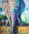 The image for Spectacular Elephant!! Super cool painting. Join us for fun!
