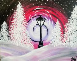 The image for Winter lamp post!