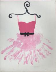 The image for Mommy and Me Finger Paint Ballerina! Ages 5 and Under! Just Buy One Seat.