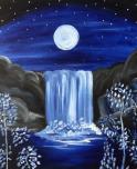 The image for Blue Moonlight Waterfall