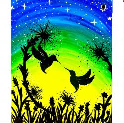 The image for Gorgeous Hummingbird Scene!