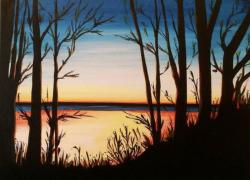 The image for The lake at dusk!