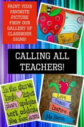 The image for Teacher Prep Rally! Paint your favorite classroom painting!
