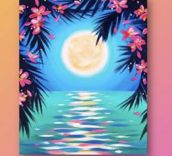 The image for Do you hear the whispers of the tide in this lunar lagoon?