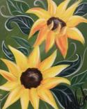 The image for Mother’s Day Sunflower Painting!!